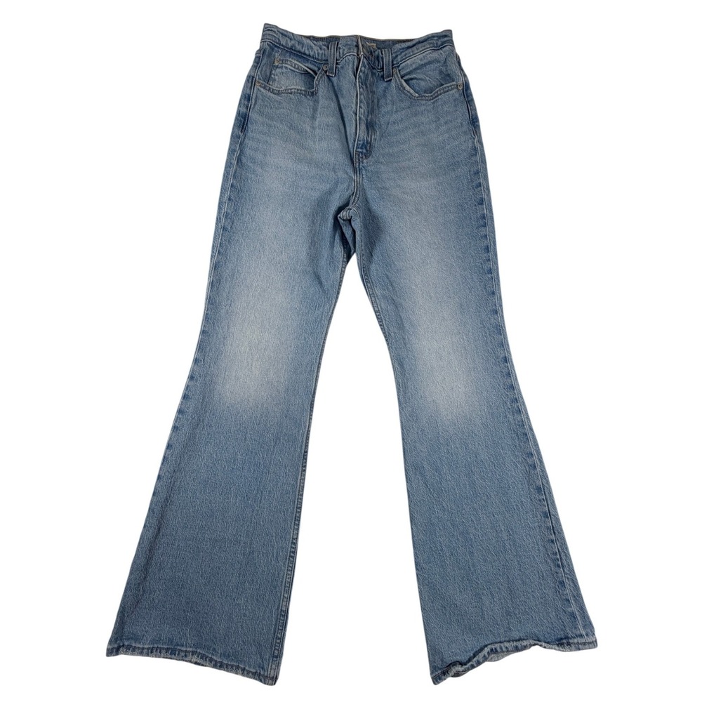 Levis‎ Premium 70s High Flare Jeans Light Wash Blue Denim 28 X 32 A0899-0015